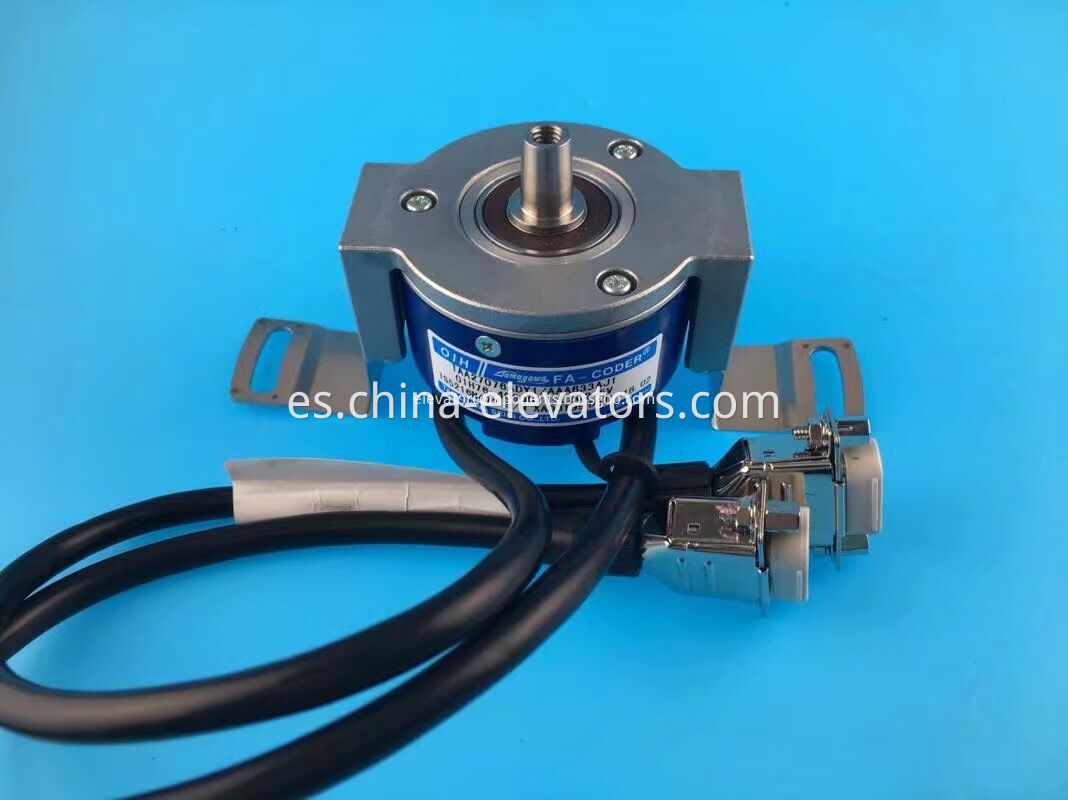 Codificador rotatorio para ascensores OTIS MRL OIH76-4096C/T-L2C2-5V Rotary Encoder for OTIS MRL Elevators OIH76-4096C/T-L2C2-5V